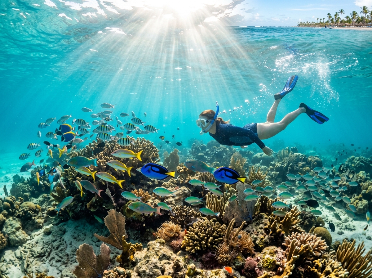 Snorkeling reef